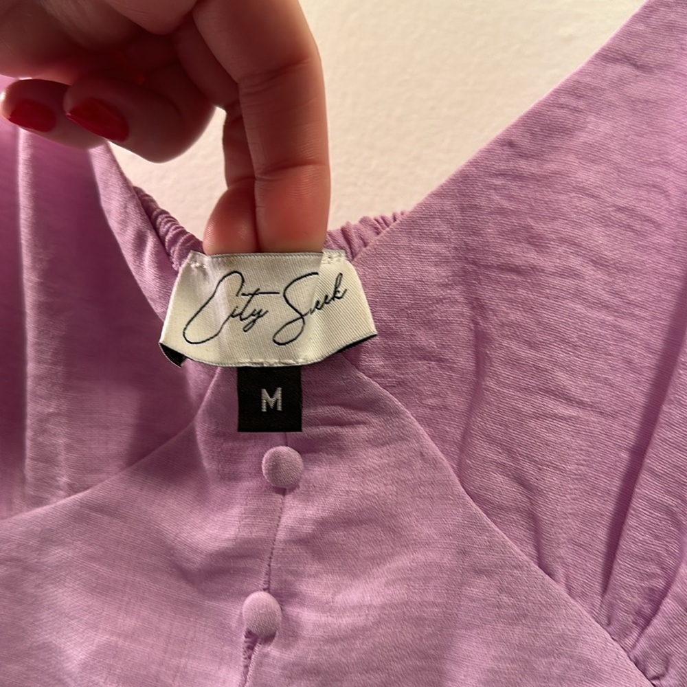 Purple tank top highlow dress ! - Picture 5 of 6